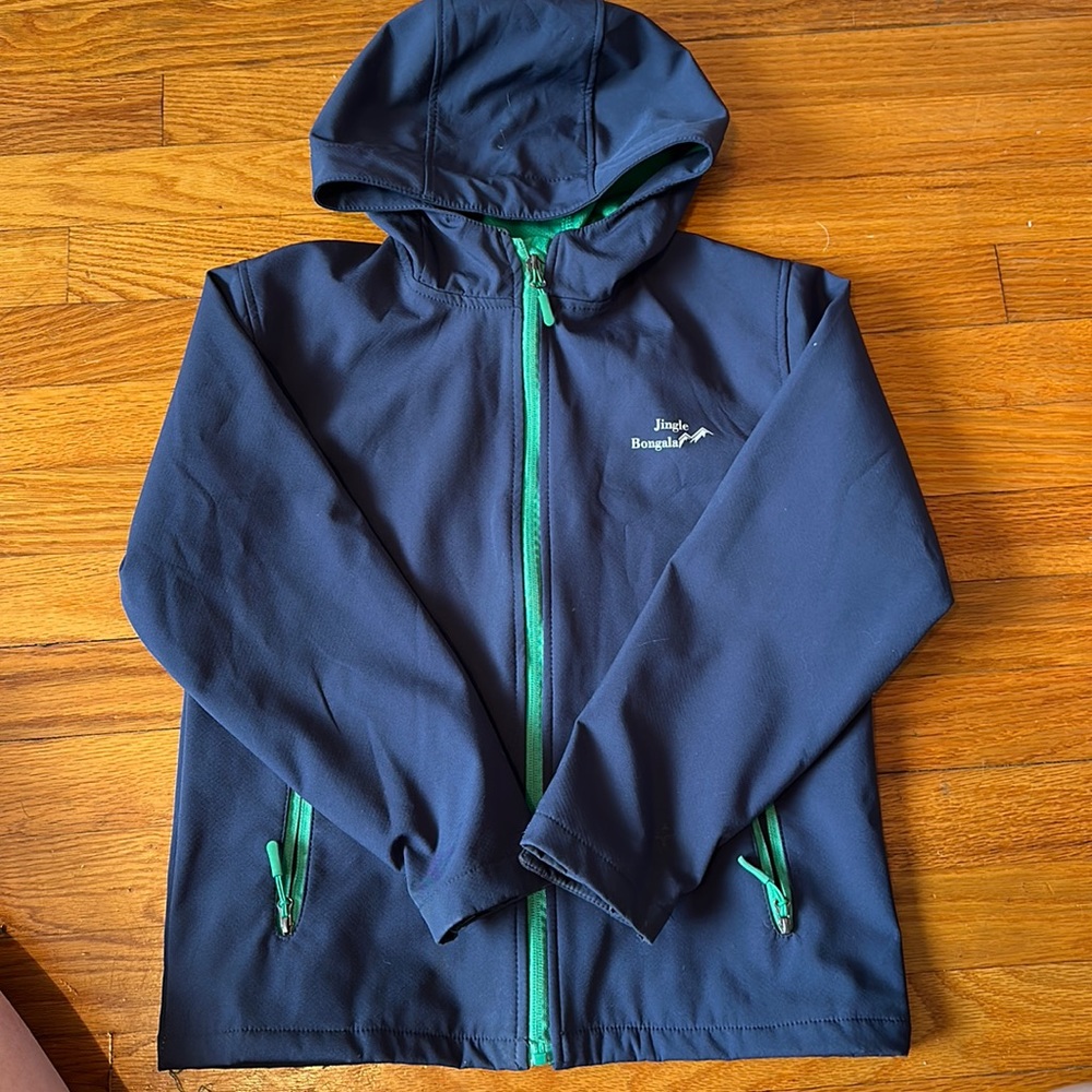 Boys Jingle Bongala waterproof raincoat. Excellent condition.
